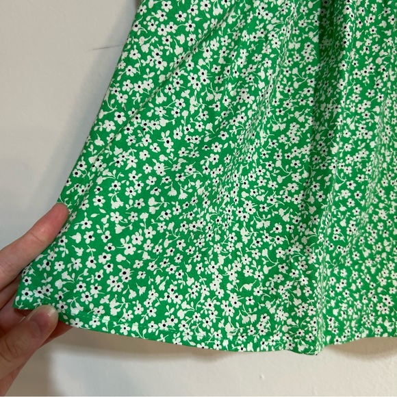 J. Crew Factory Printed Tie Waist Shirt Mini Dress Size Large Daisy Floral - Picture 3 of 13